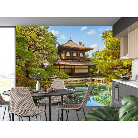 Papel pintado panorámico - Templo japonés