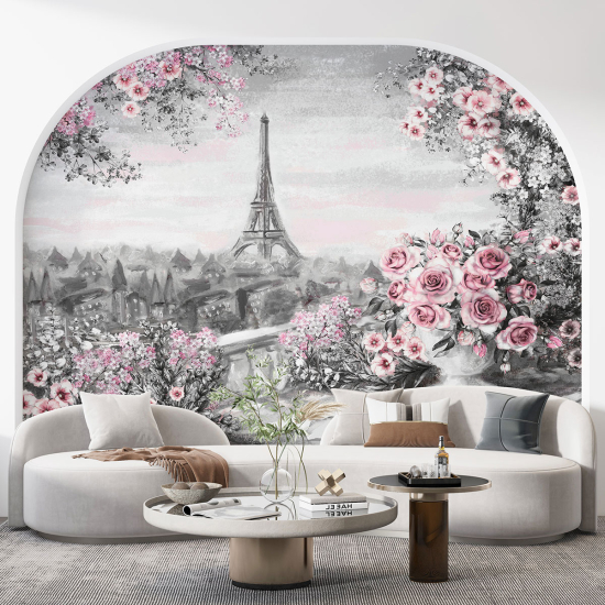 Papel pintado panorámico - Torre Eiffel