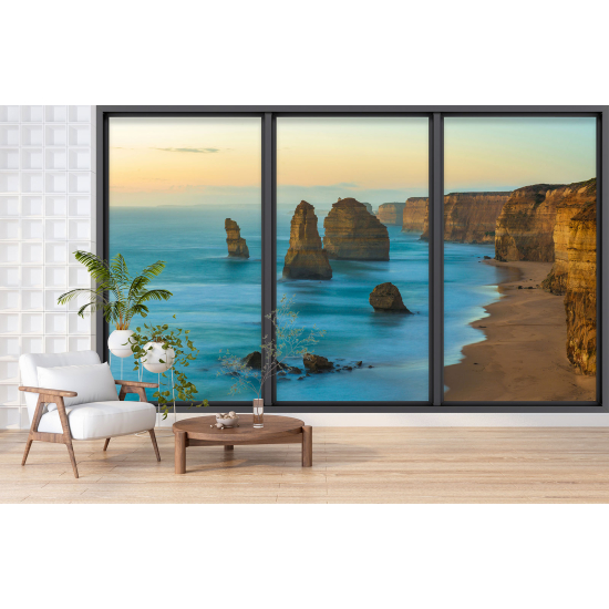 Papel pintado panorámico trampantojo - Acantilados