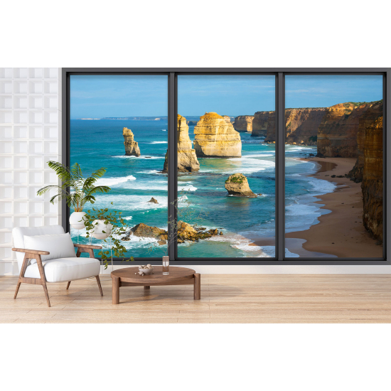 Papel pintado panorámico trampantojo - Acantilados