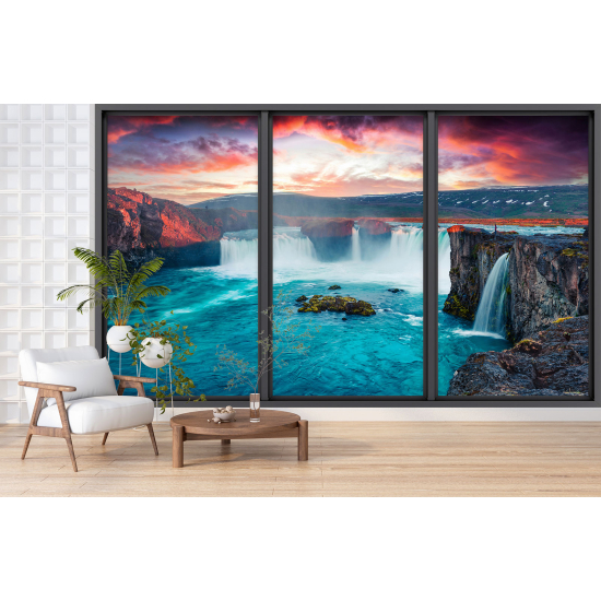 Papel pintado panorámico trampantojo - Acantilados