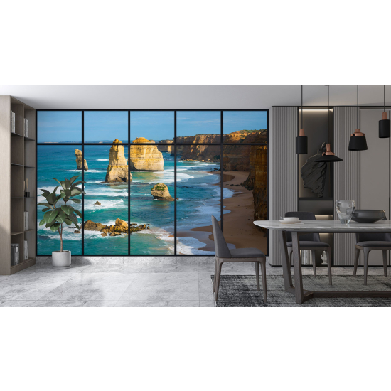 Papel pintado panorámico trampantojo - Acantilados