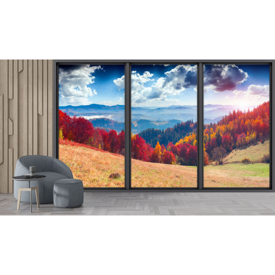 Papel pintado panorámico trampantojo - Bosque