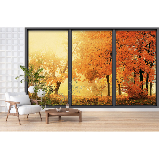 Papel pintado panorámico trampantojo - Bosque