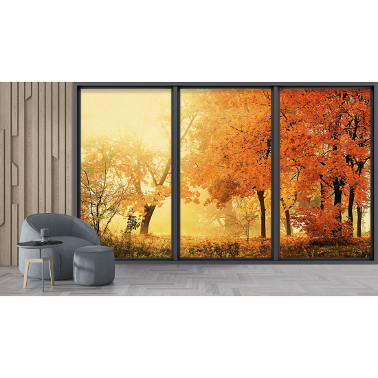 Papel pintado panorámico trampantojo - Bosque