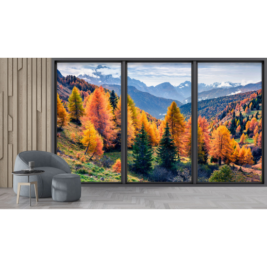 Papel pintado panorámico trampantojo - Bosque