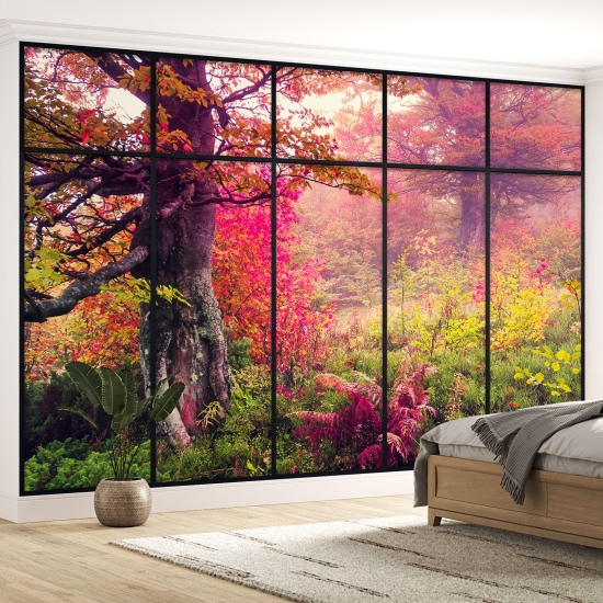 Papel pintado panorámico trampantojo - Bosque