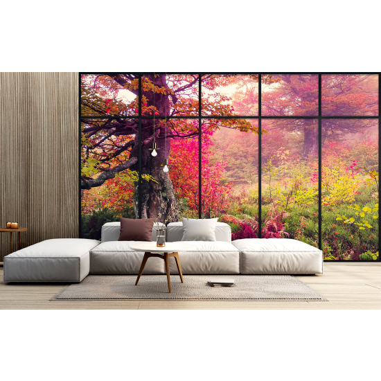 Papel pintado panorámico trampantojo - Bosque