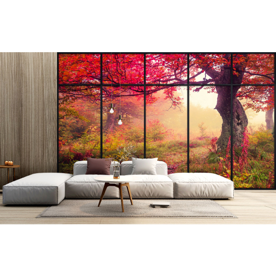 Papel pintado panorámico trampantojo - Bosque