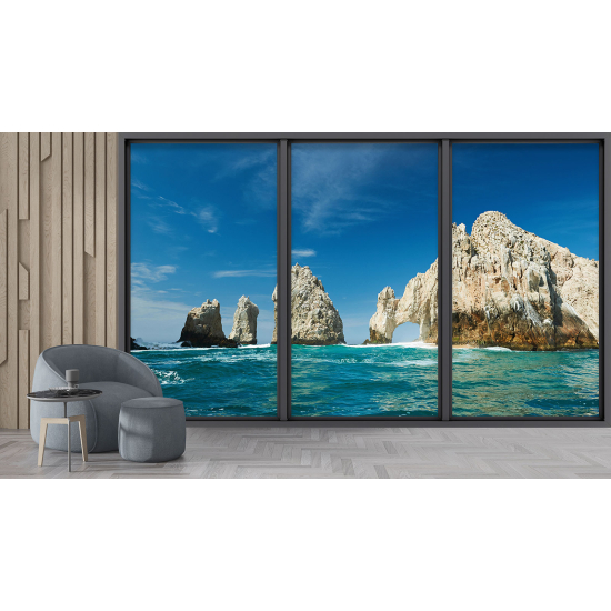 Papel pintado panorámico trampantojo - Cabo San Lucas México