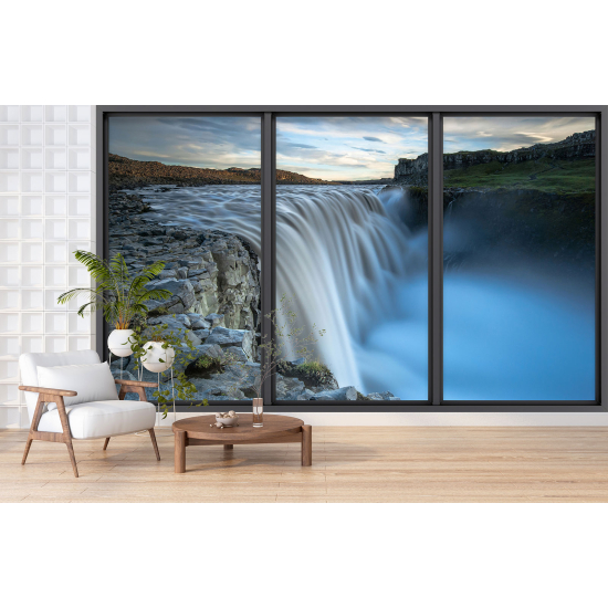 Papel pintado panorámico trampantojo - Cascadas