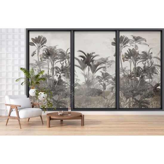 Papel pintado panorámico trampantojo - Jungla