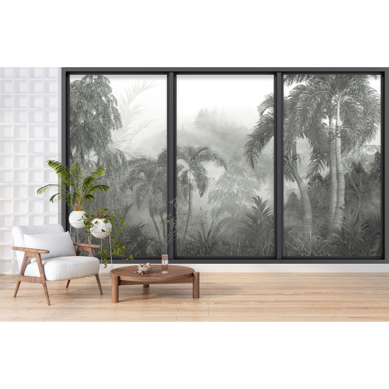 Papel pintado panorámico trampantojo - Jungla