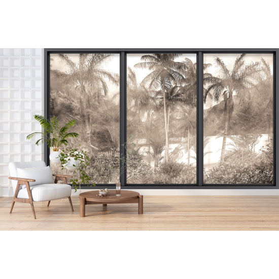 Papel pintado panorámico trampantojo - Jungla