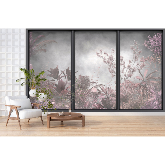 Papel pintado panorámico trampantojo - Jungla