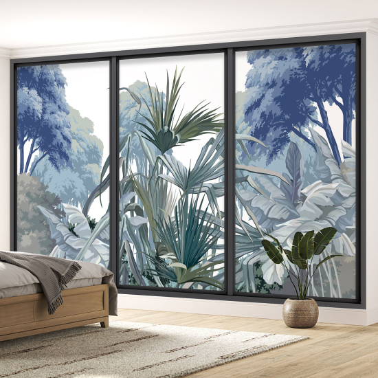 Papel pintado panorámico trampantojo - Jungla