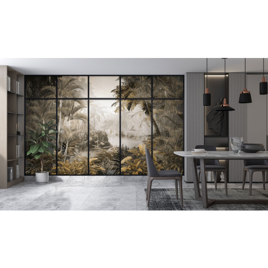 Papel pintado panorámico trampantojo - Jungla