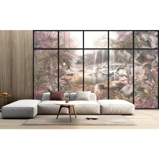 Papel pintado panorámico trampantojo - Jungla
