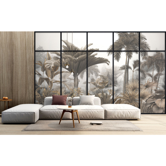 Papel pintado panorámico trampantojo - Jungla