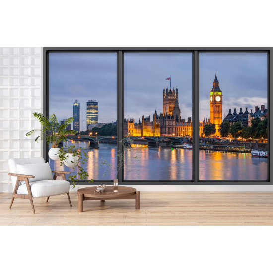 Papel pintado panorámico trampantojo - Londres