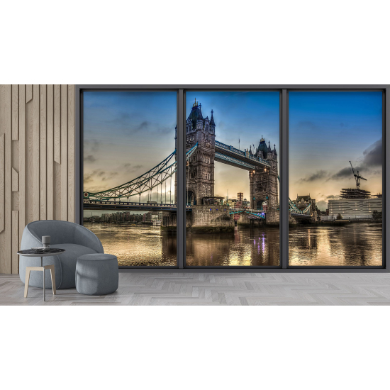 Papel pintado panorámico trampantojo - Londres