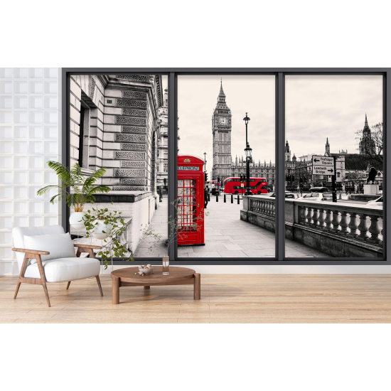 Papel pintado panorámico trampantojo - Londres