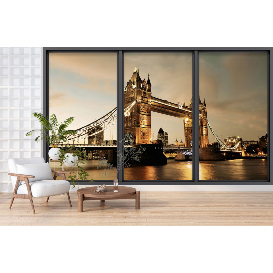 Papel pintado panorámico trampantojo - Londres