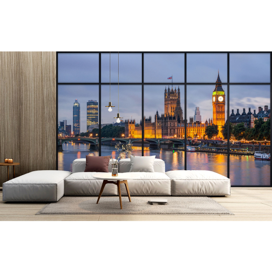 Papel pintado panorámico trampantojo - Londres