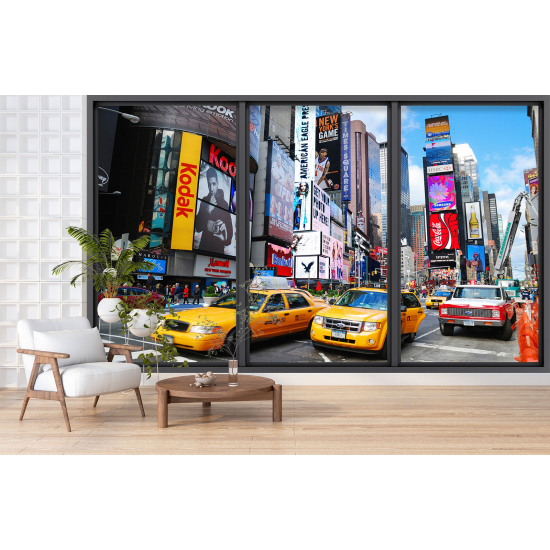 Papel pintado panorámico trampantojo - Nueva York