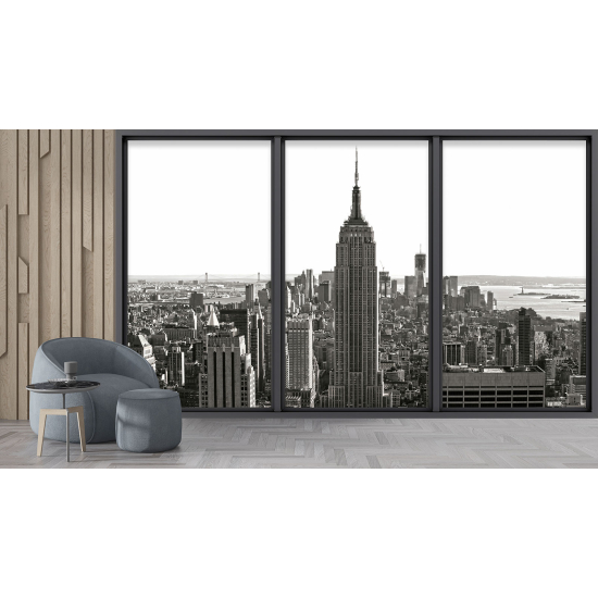 Papel pintado panorámico trampantojo - Nueva York