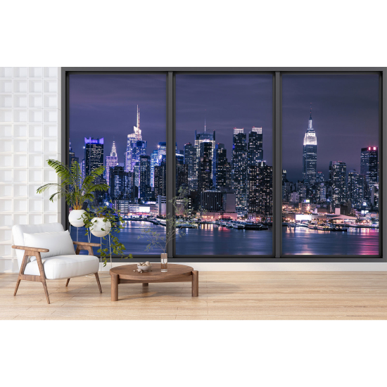Papel pintado panorámico trampantojo - Nueva York