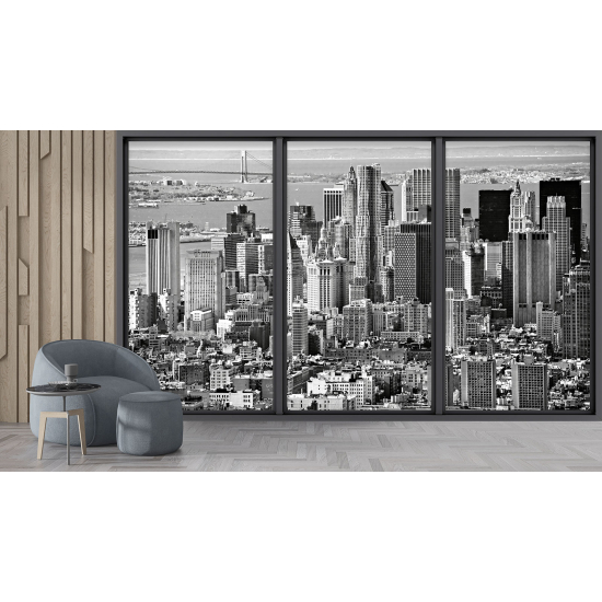 Papel pintado panorámico trampantojo - Nueva York