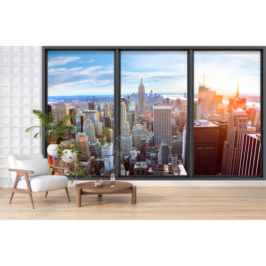 Papel pintado panorámico trampantojo - Nueva York
