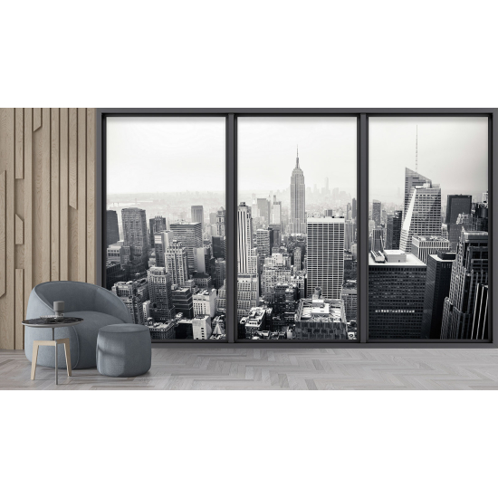 Papel pintado panorámico trampantojo - Nueva York