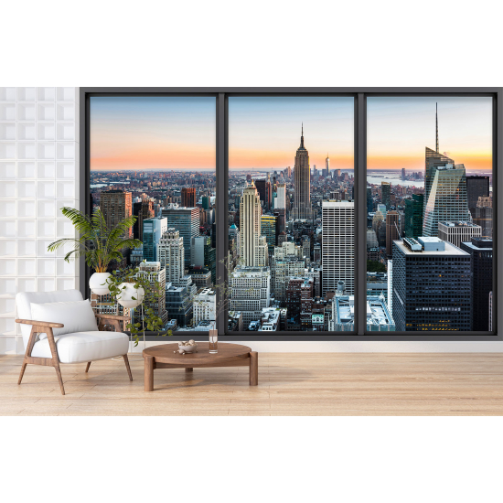 Papel pintado panorámico trampantojo - Nueva York