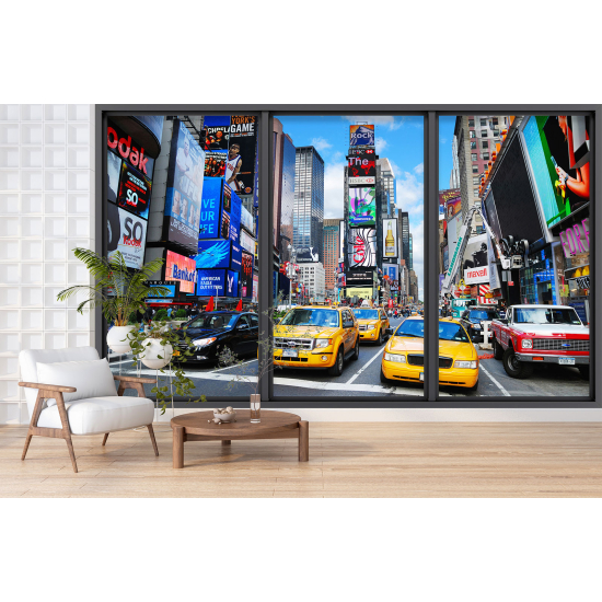 Papel pintado panorámico trampantojo - Nueva York