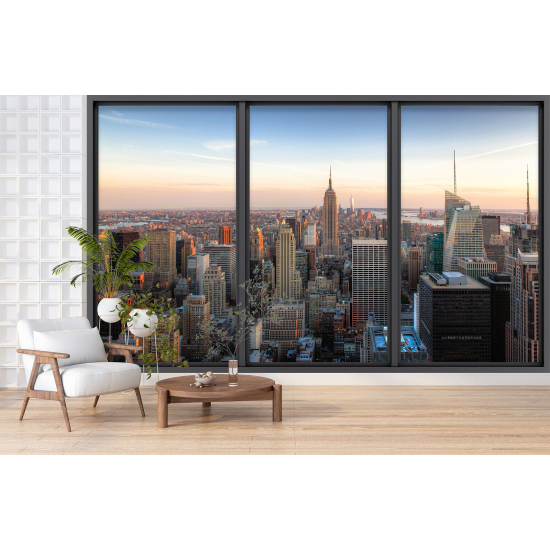 Papel pintado panorámico trampantojo - Nueva York