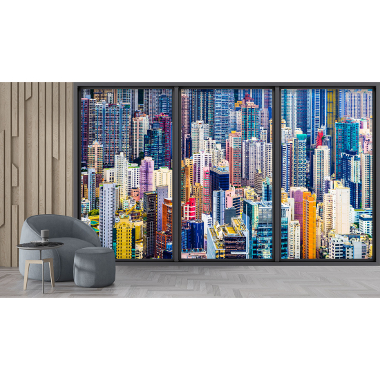 Papel pintado panorámico trampantojo - Nueva York