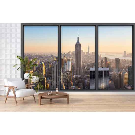 Papel pintado panorámico trampantojo - Nueva York