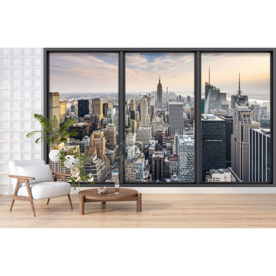 Papel pintado panorámico trampantojo - Nueva York