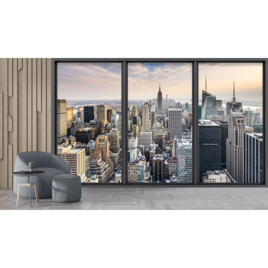 Papel pintado panorámico trampantojo - Nueva York