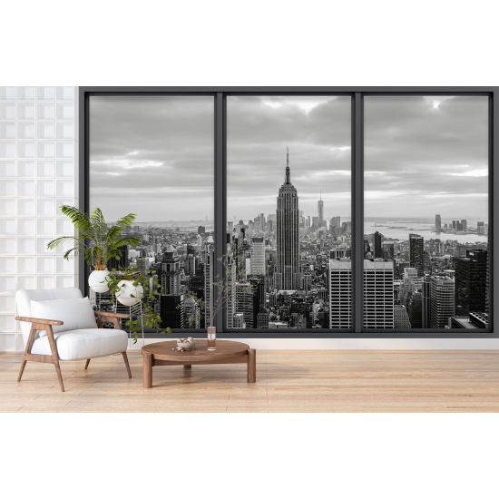 Papel pintado panorámico trampantojo - Nueva York