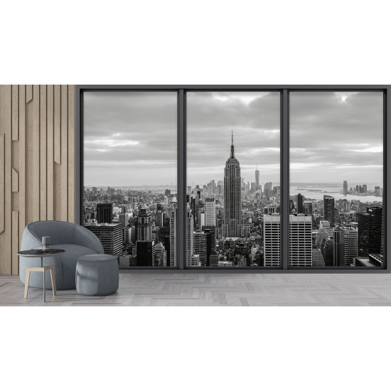Papel pintado panorámico trampantojo - Nueva York