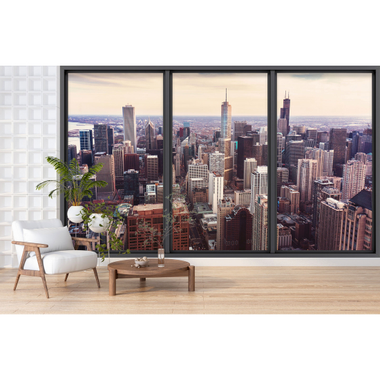 Papel pintado panorámico trampantojo - Nueva York