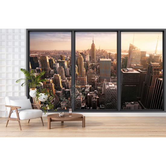Papel pintado panorámico trampantojo - Nueva York