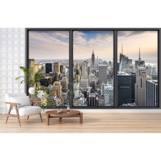 Papel pintado panorámico trampantojo - Nueva York
