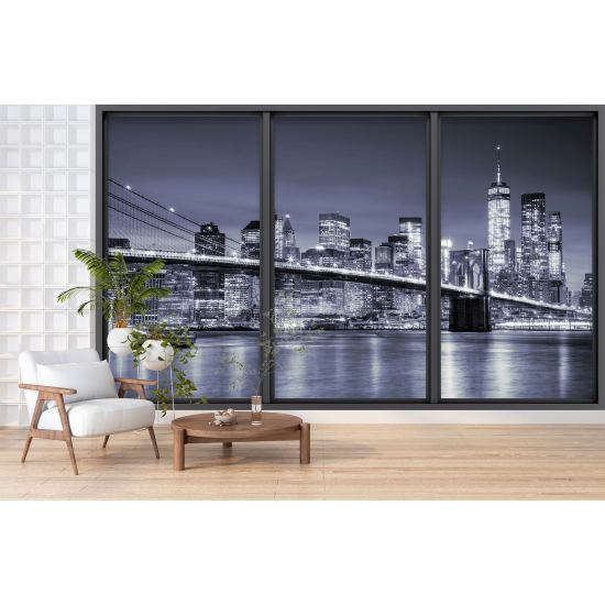 Papel pintado panorámico trampantojo - Nueva York