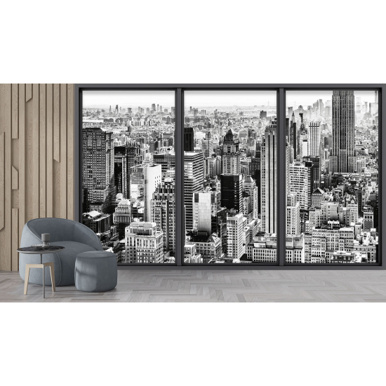 Papel pintado panorámico trampantojo - Nueva York