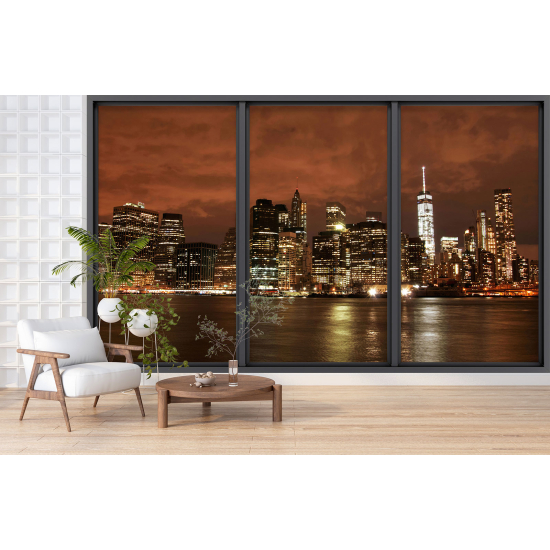 Papel pintado panorámico trampantojo - Nueva York