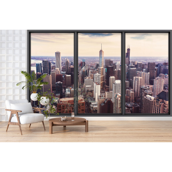 Papel pintado panorámico trampantojo - Nueva York